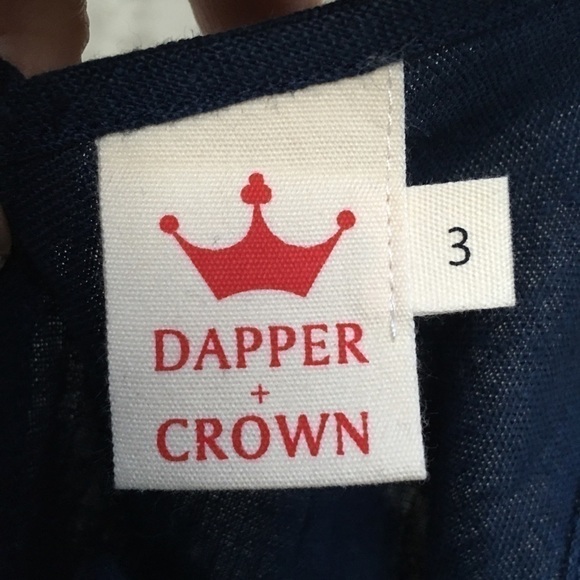 NWOT Dapper+Crown Emilia Cotton Jumpsuit - Picture 6 of 7